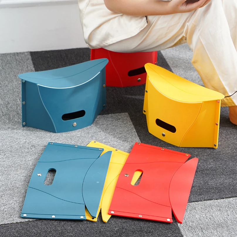 Outdoor Camping Folding Chair - Plastic Portable Folding Stool Outdoor Chairs