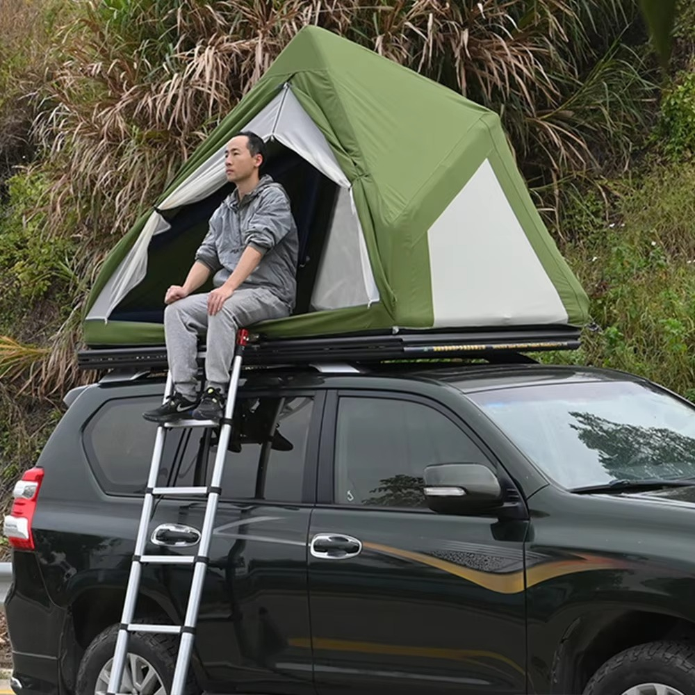 Outdoor Camping Van Tent - Inflatable Rooftop Tent Triangle RTT Waterproof