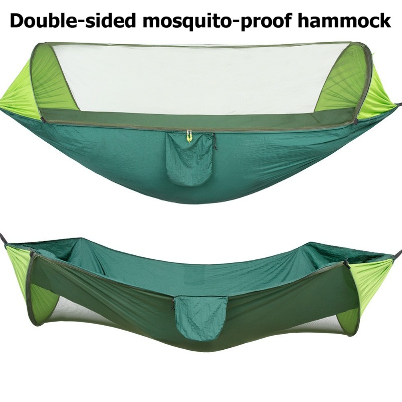 Outdoor Camping Mosquito Net - Single and Double Size Nylon Fabric