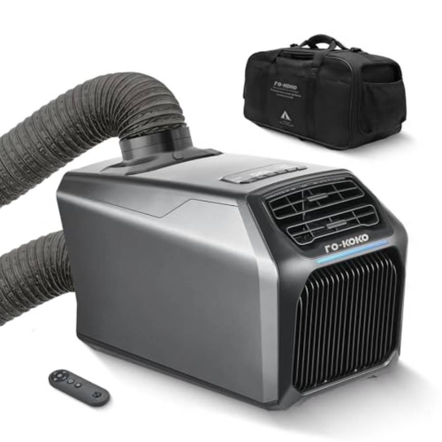 Outdoor Camping Van Tent - Portable Camping AC Heater: Dual Hose