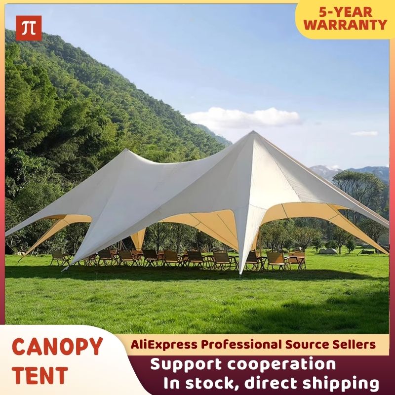 Outdoor Camping Gazebo - Star Canopy Tent 900D Oxford Cloth