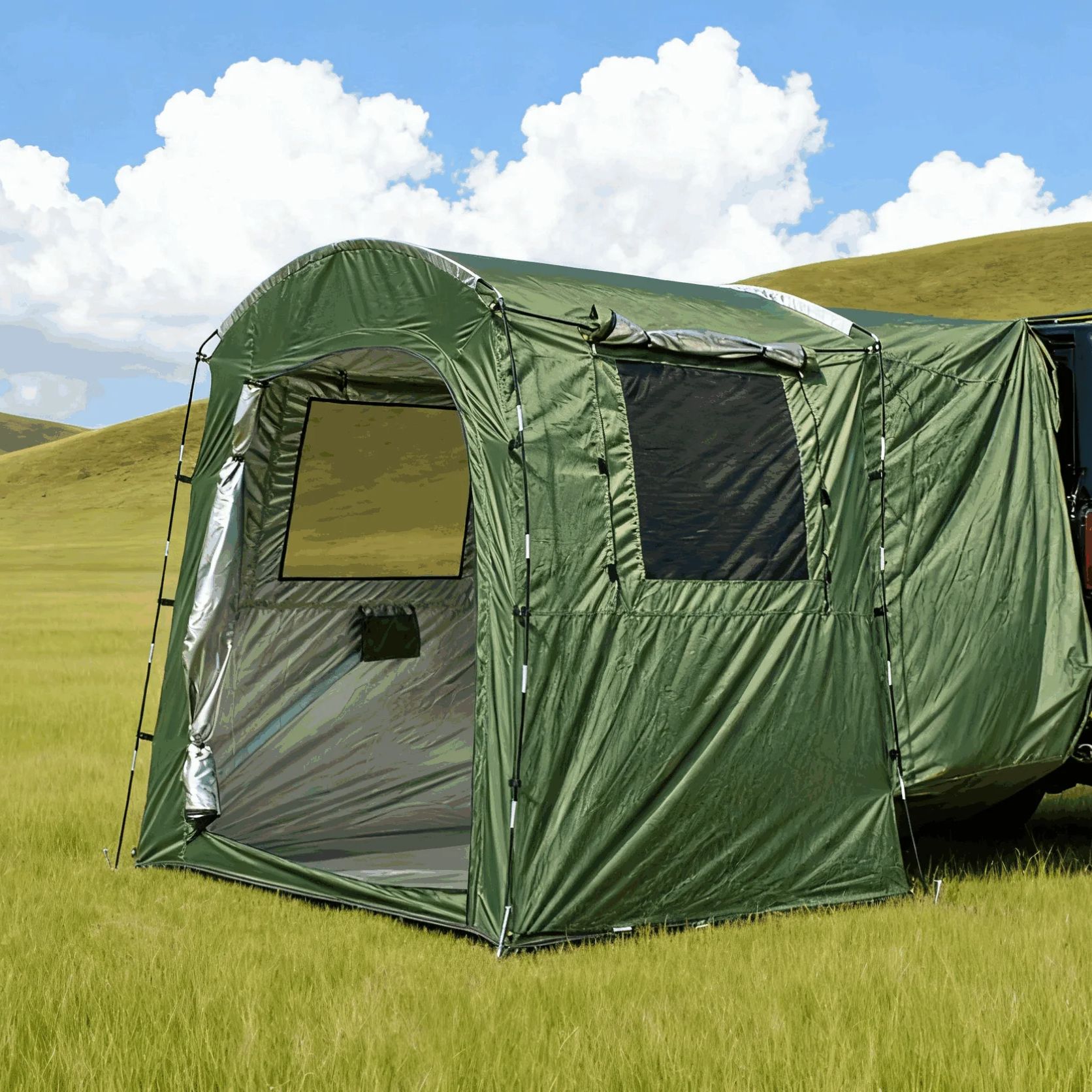 Outdoor Camping Van Tent - Outdoor Trunk Extension Tent 4 Person