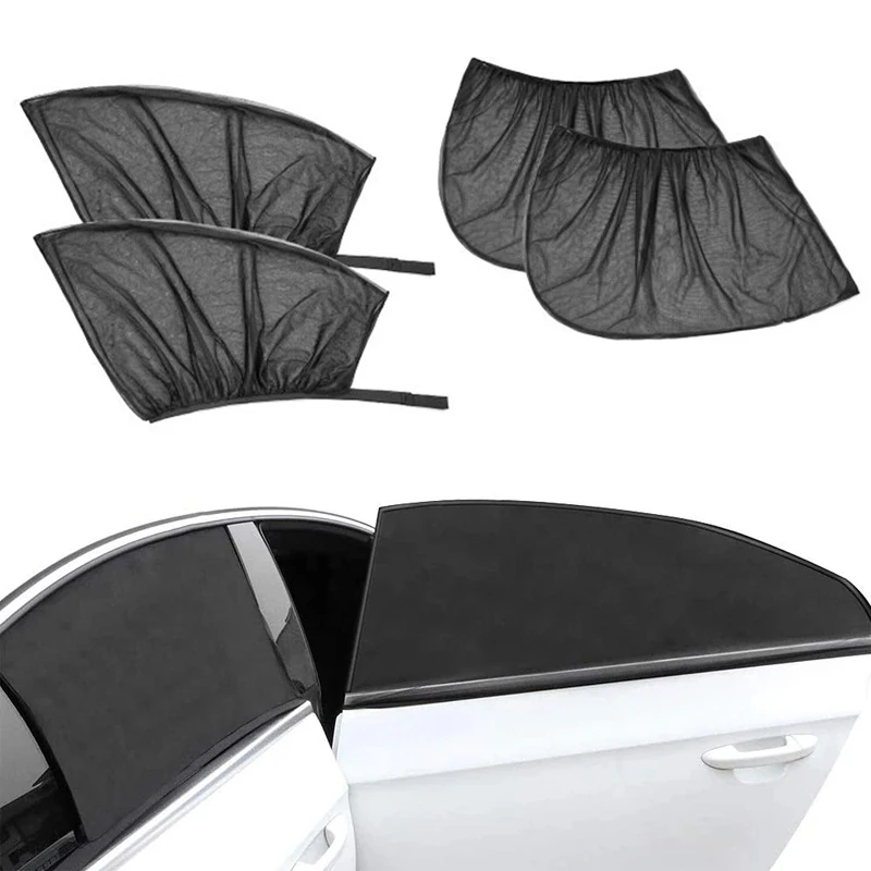 Outdoor Camping Mosquito Net - 2PCS Car Window Screen Door Covers