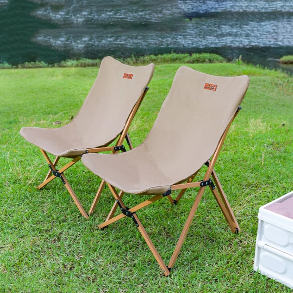 Outdoor Camping Recliner - Folding Chair Outdoor Camping Butterfly Recliner