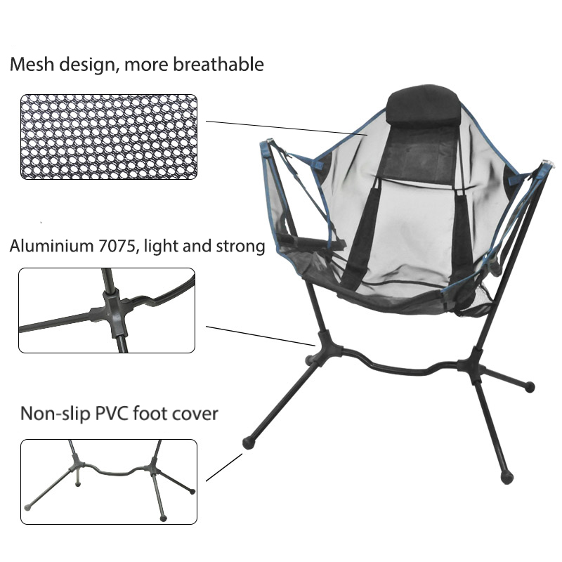 Custom Logo Outdoor Portable B - مراجعة Outdoor Camping Recliner وسعره
