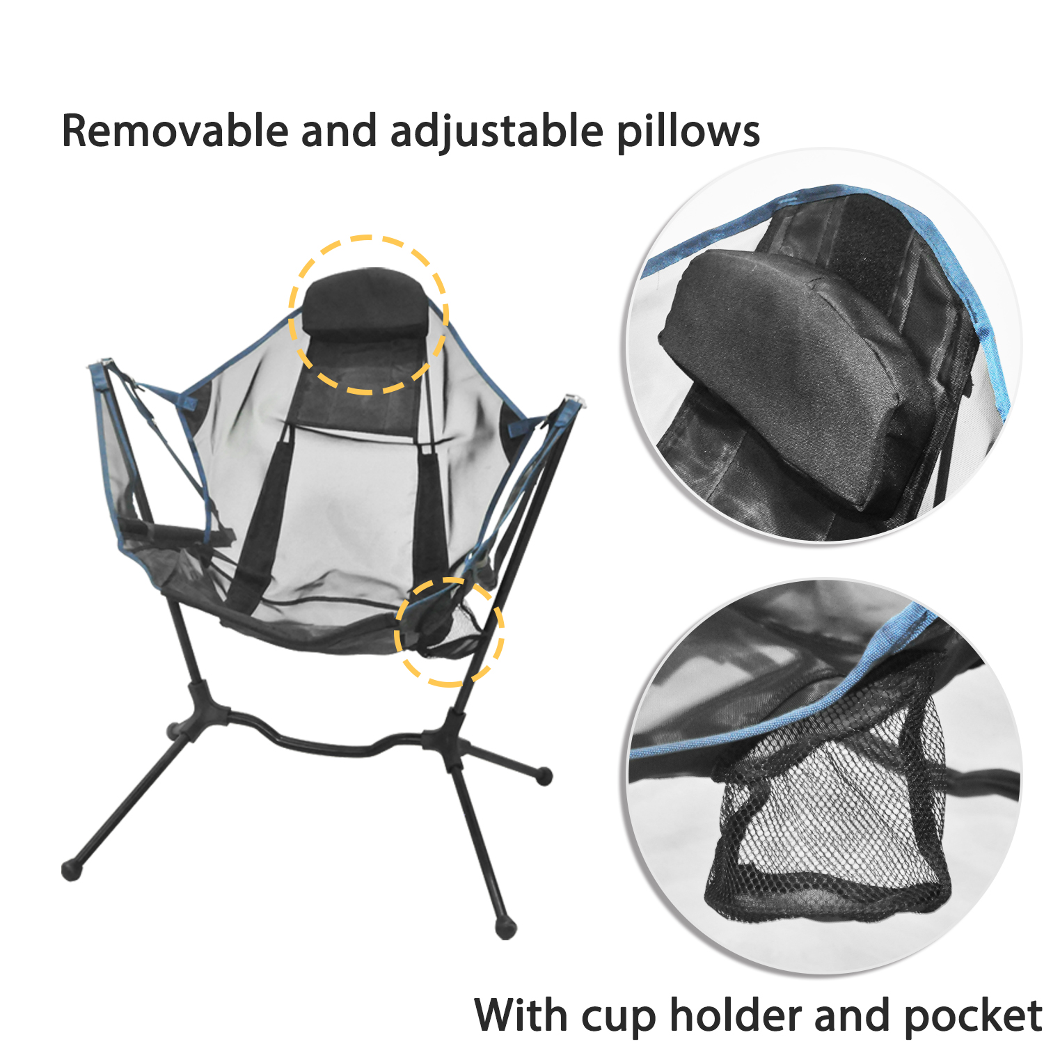 Custom Logo Outdoor Portable B - مراجعة Outdoor Camping Recliner وسعره
