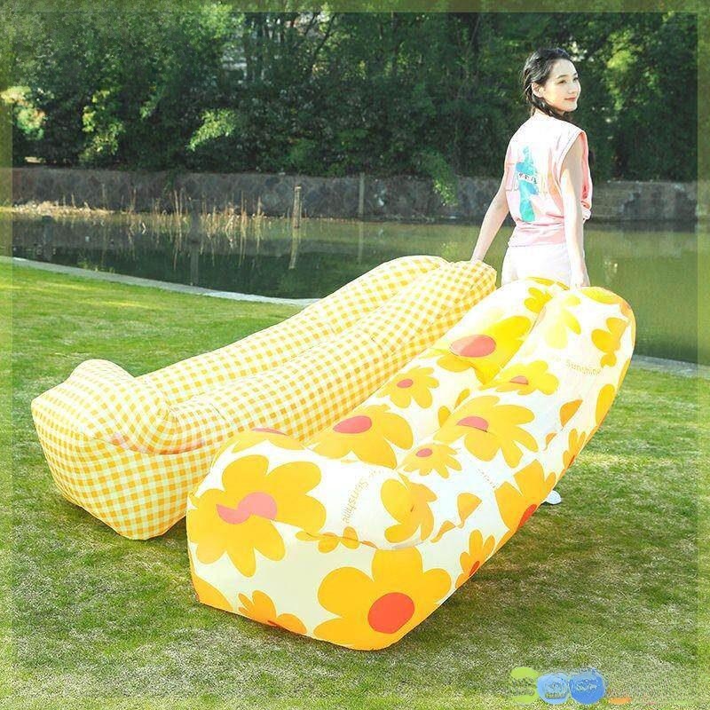Inflatable Sofa Outdoor Portab - مراجعة Outdoor Camping Gear Brands وسعره