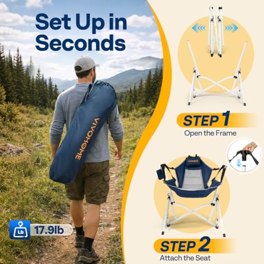 Outdoor camping hammock chair  - مراجعة Camping Hammock وسعره