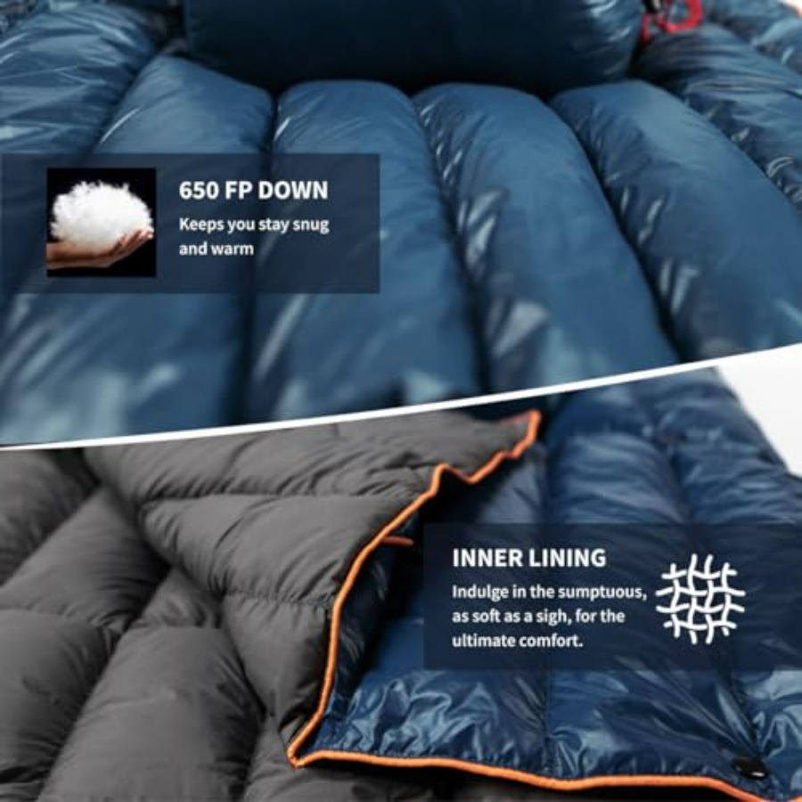 Ultralight Down Camping Blanke - مراجعة Camping Hammock وسعره
