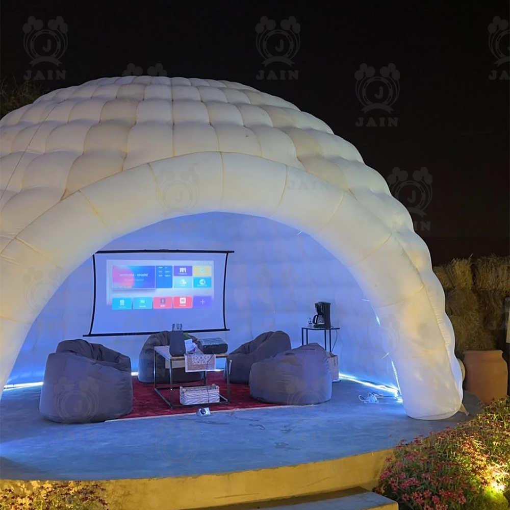 Inflatable Igloo Dome Party Te - مراجعة Outdoor Camping Exhibition وسعره