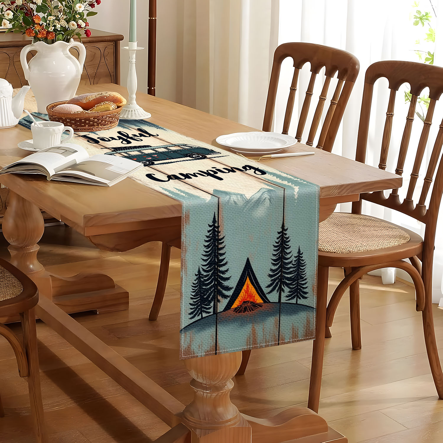 1 Camping Style Theme Table Ru - مراجعة Outdoor Camping Exhibition وسعره