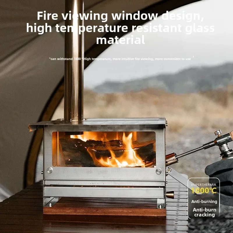 MOUNTAINHIKER Upgrade Stainles - مراجعة Outdoor Camping Wood Stove وسعره