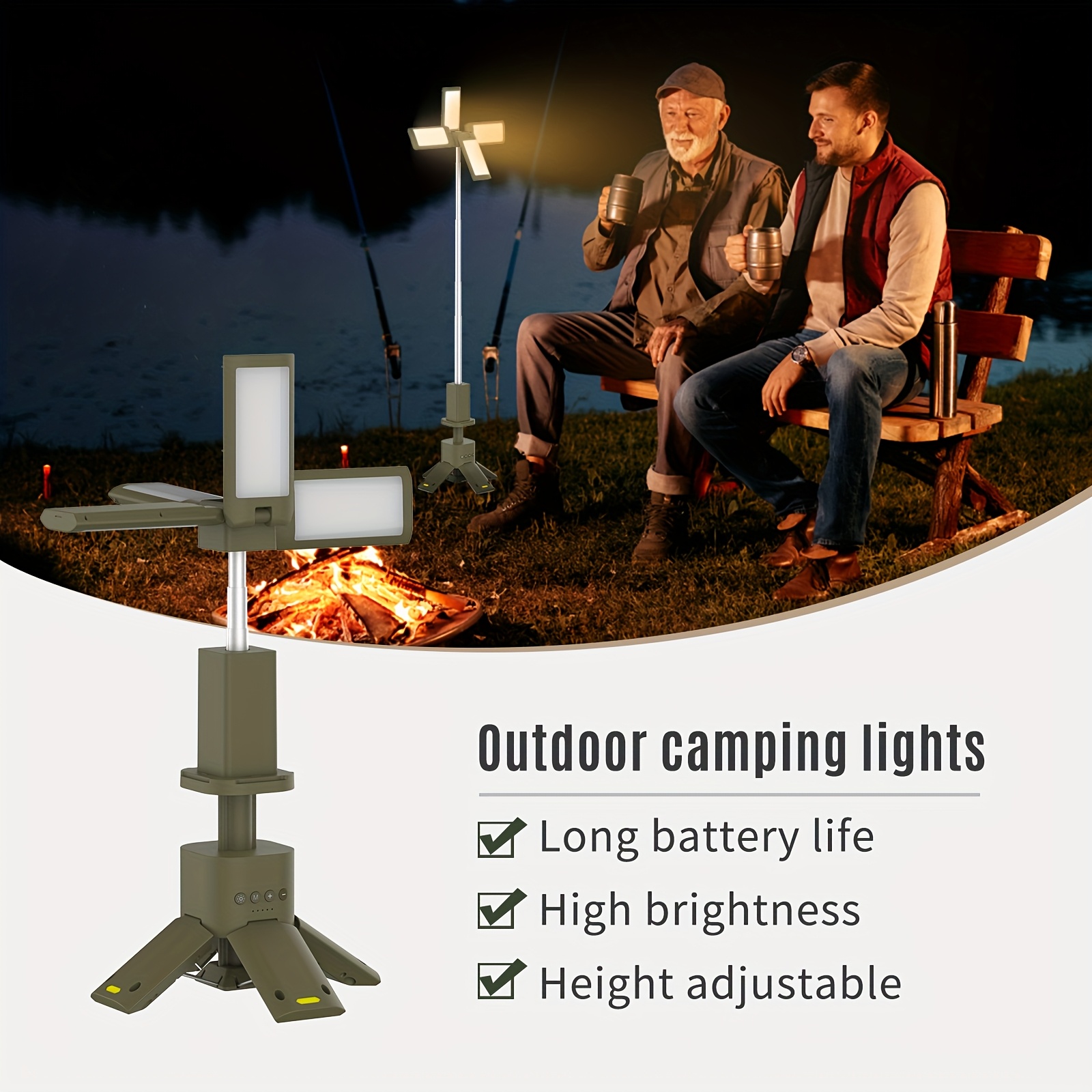 Camping Lantern, 14000mAh Rech - مراجعة Outdoor Camping Lampe وسعره