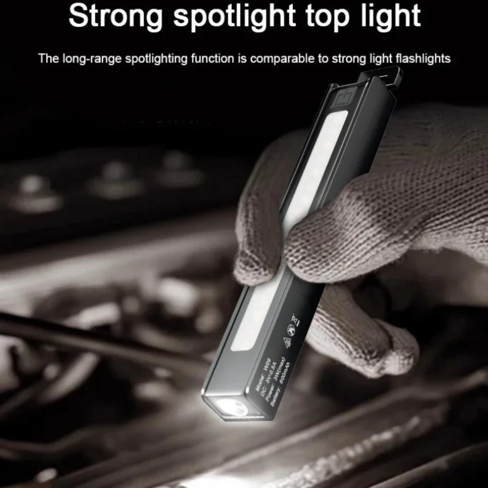 Magnetic Folding Flashlight Re - مراجعة Outdoor Camping Lampe وسعره