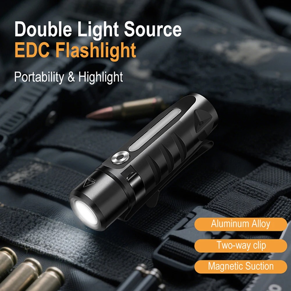 MINI LED Flashlight Type-C Rec - مراجعة Camping Lantern وسعره