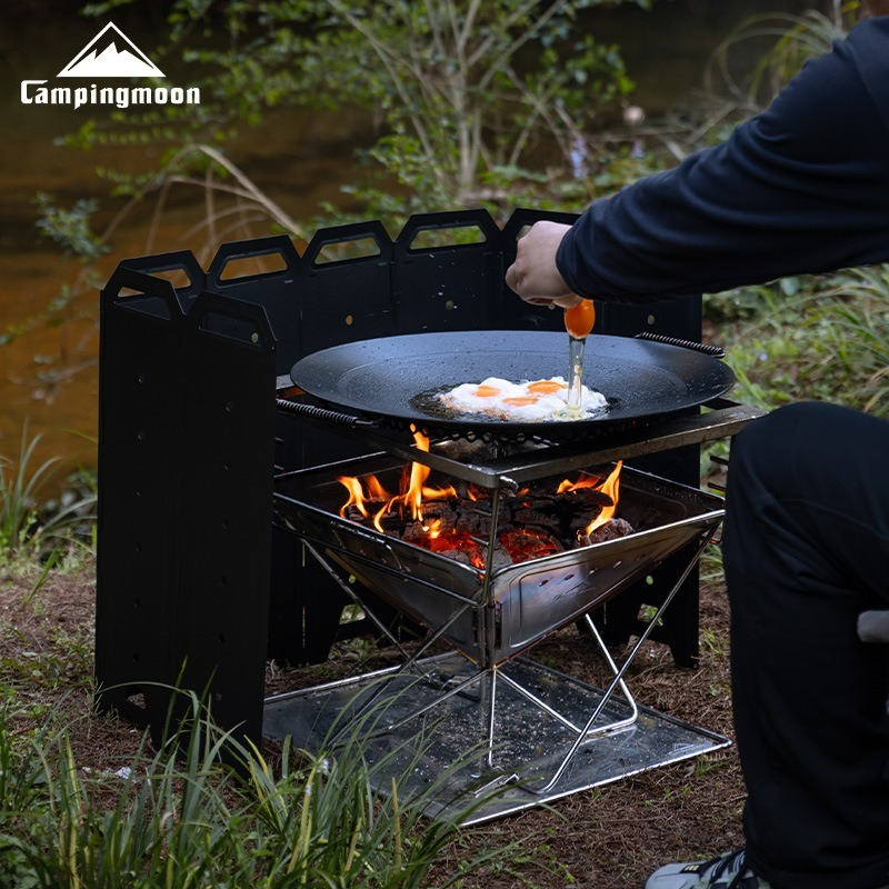 CAMPINGMOON YD-40 YD-50 Large  - مراجعة Outdoor Camping Wood Stove وسعره