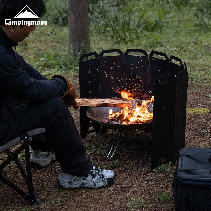 CAMPINGMOON YD-40 YD-50 Large  - مراجعة Outdoor Camping Wood Stove وسعره