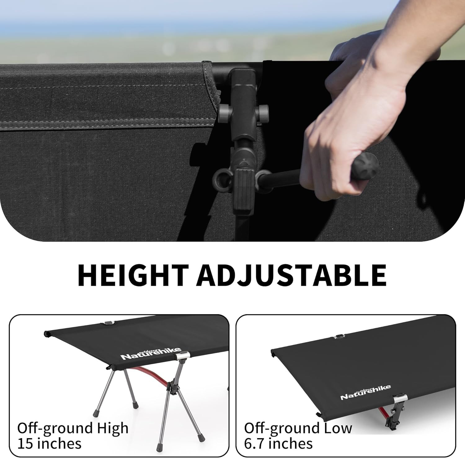 Naturehike Folding Camping Cot - مراجعة Outdoor Camping Gazebo وسعره