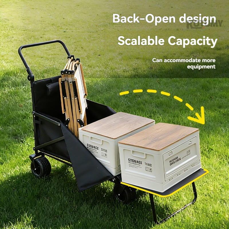 Foldable Camping Wagon with Ta - مراجعة Outdoor Camping Recliner وسعره
