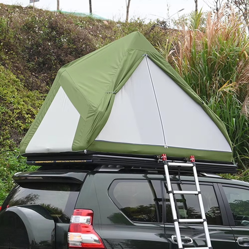 Inflatable Rooftop Tent Triang - مراجعة Outdoor Camping Van Tent وسعره