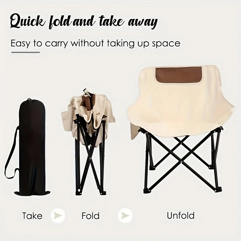 Portable Camping Chair, Foldab - مراجعة Outdoor Camping Folding Chair وسعره
