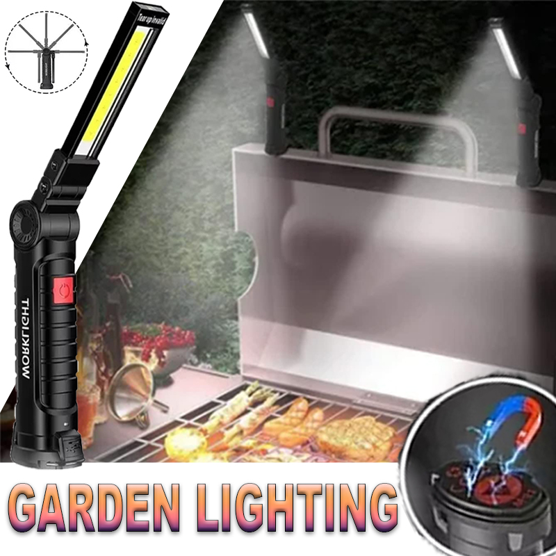 Portable LED Flashlight with M - مراجعة Outdoor Camping Lampe وسعره