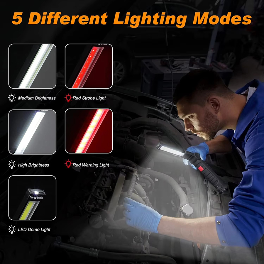 Portable LED Flashlight with M - مراجعة Outdoor Camping Lampe وسعره