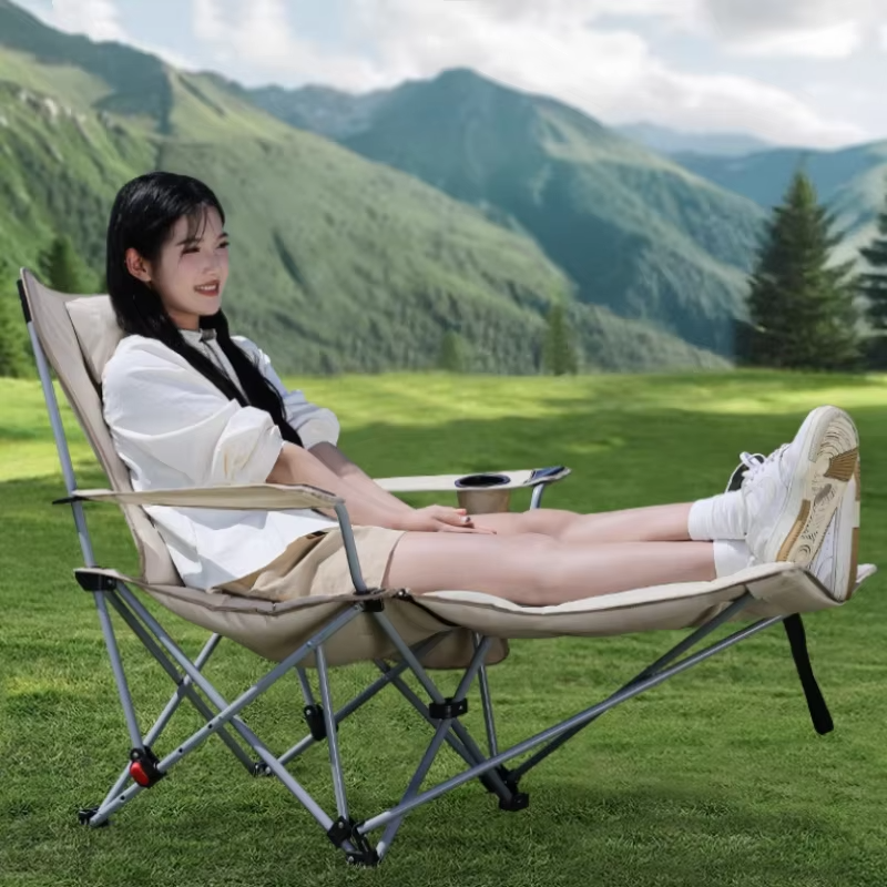 Folding Recliner Portable Camp - مراجعة Outdoor Camping Recliner وسعره