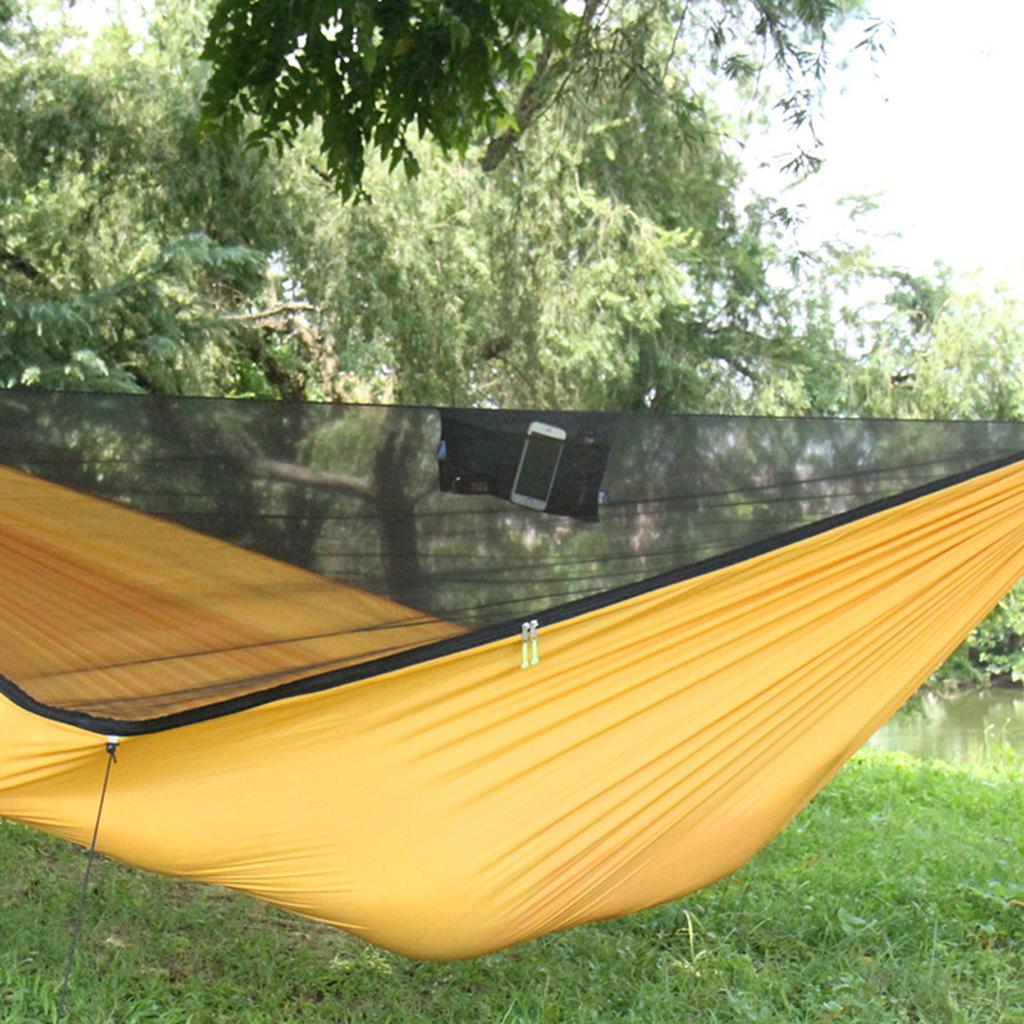 Hammock Hanging Mesh Pouch Mul - مراجعة Camping Hammock وسعره