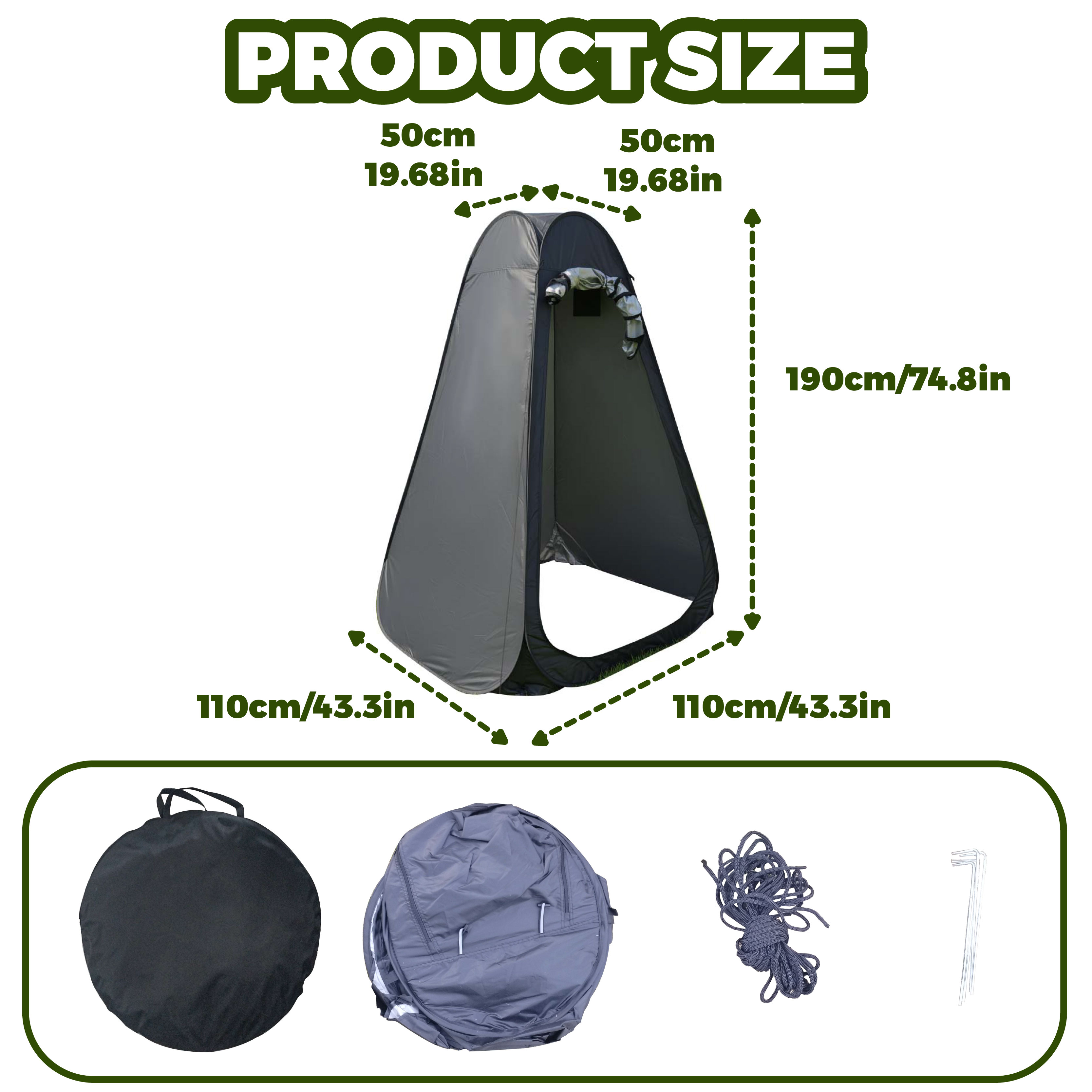 Portable Pop-Up Privacy Tent O - مراجعة Outdoor Camping Gazebo وسعره