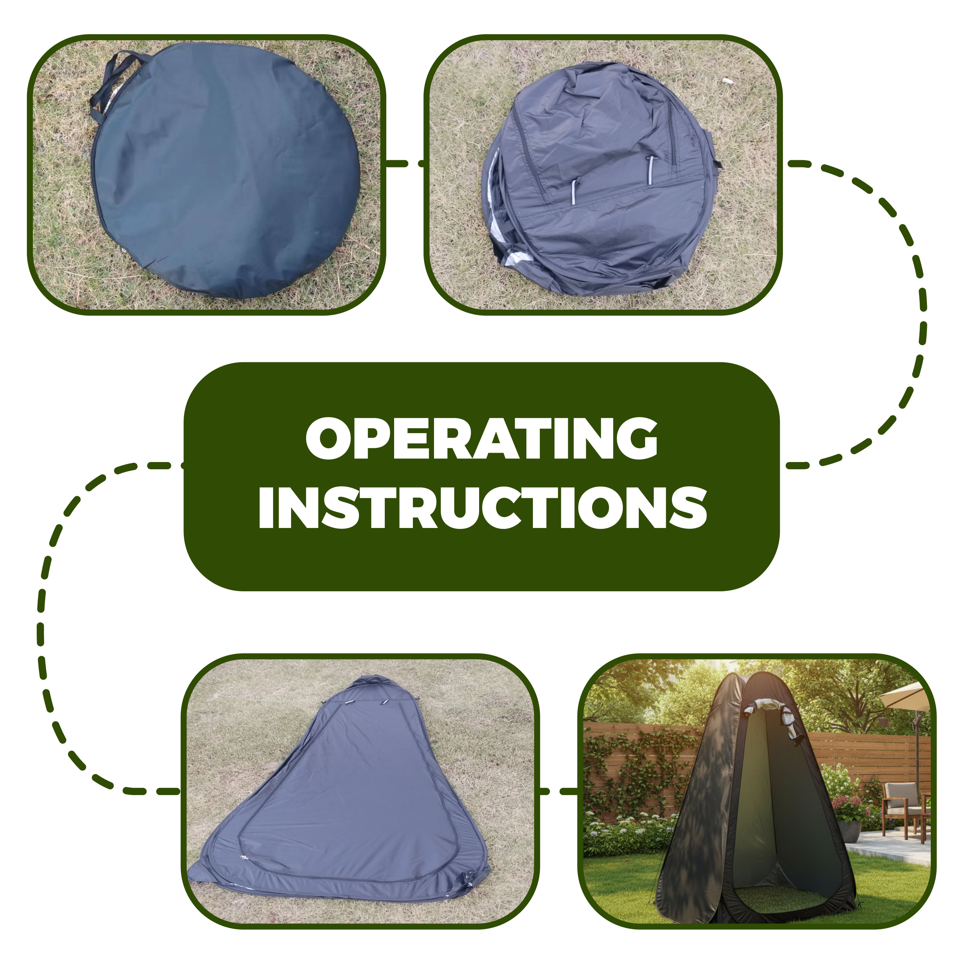 Portable Pop-Up Privacy Tent O - مراجعة Outdoor Camping Gazebo وسعره