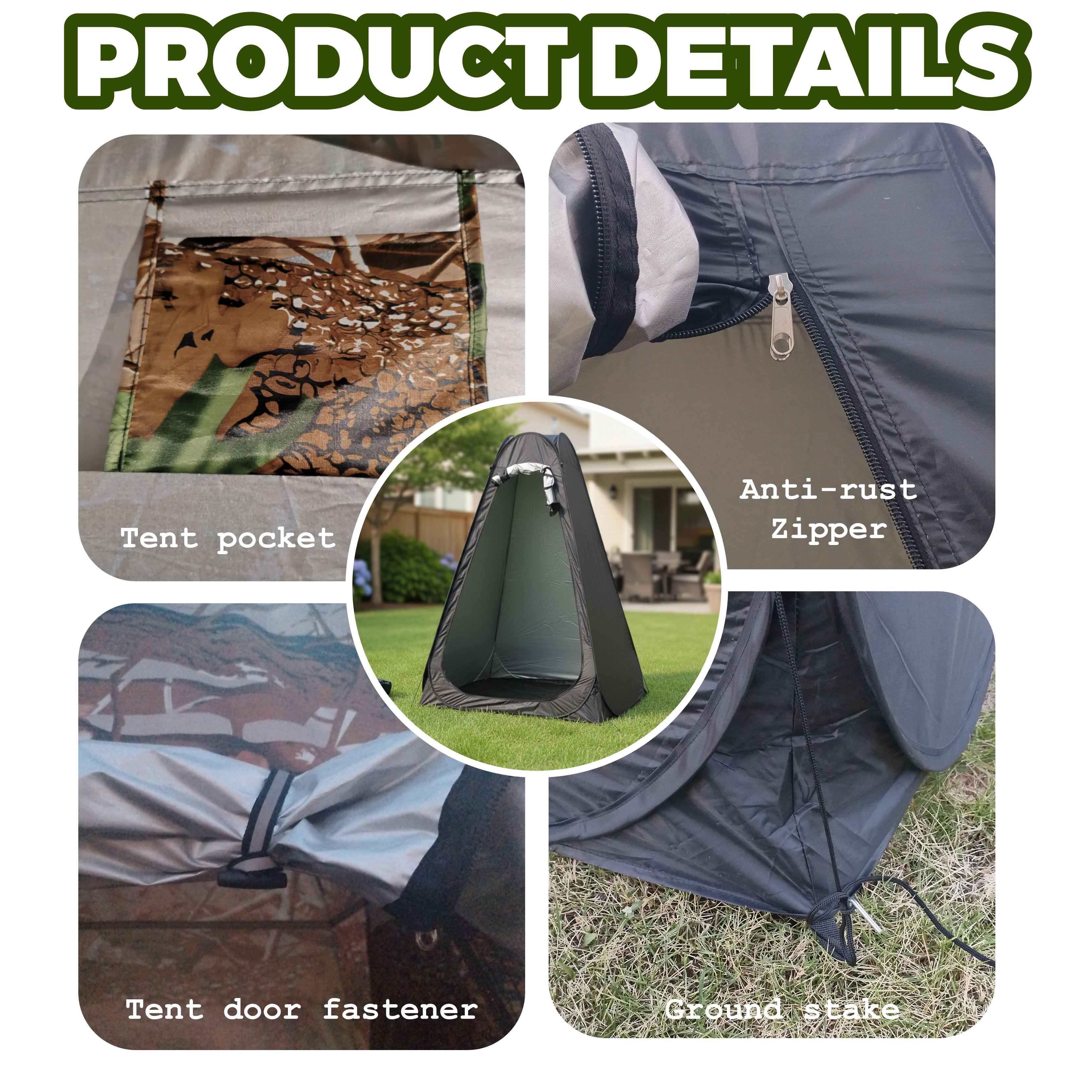 Portable Pop-Up Privacy Tent O - مراجعة Outdoor Camping Gazebo وسعره