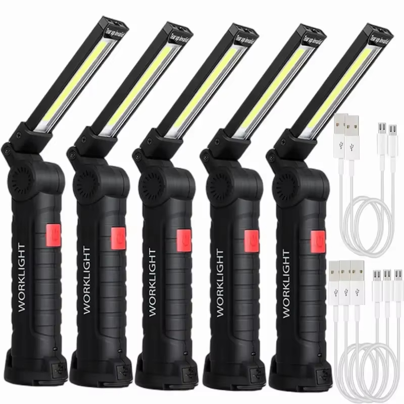 Portable COB LED Flashlight US - مراجعة Outdoor Camping Lampe وسعره