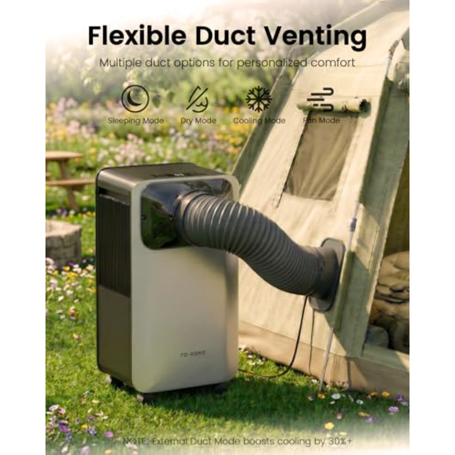Portable camping air condition - مراجعة Outdoor Camping Van Tent وسعره