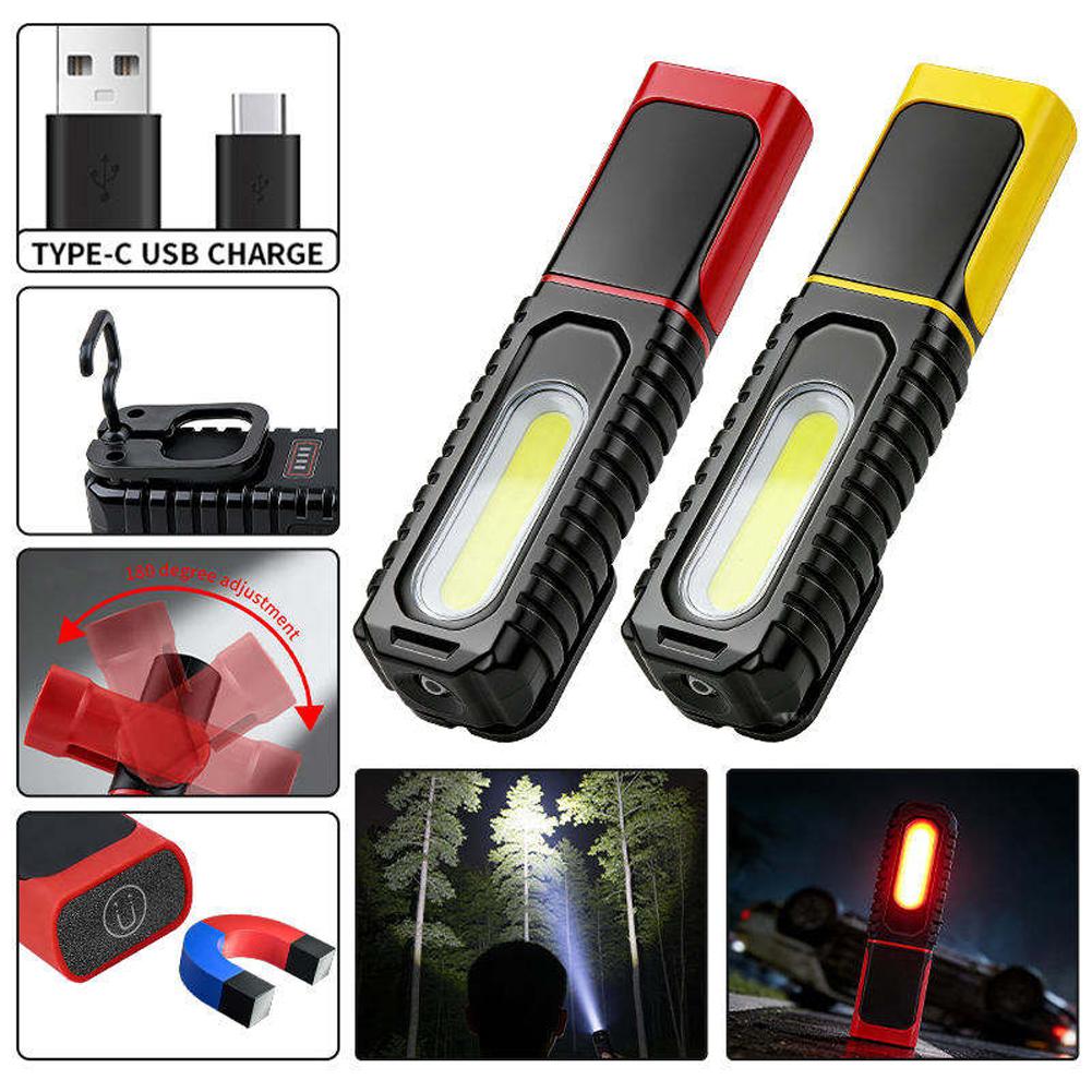 D93 COB LED Work Light Magneti - مراجعة Camping Lantern وسعره