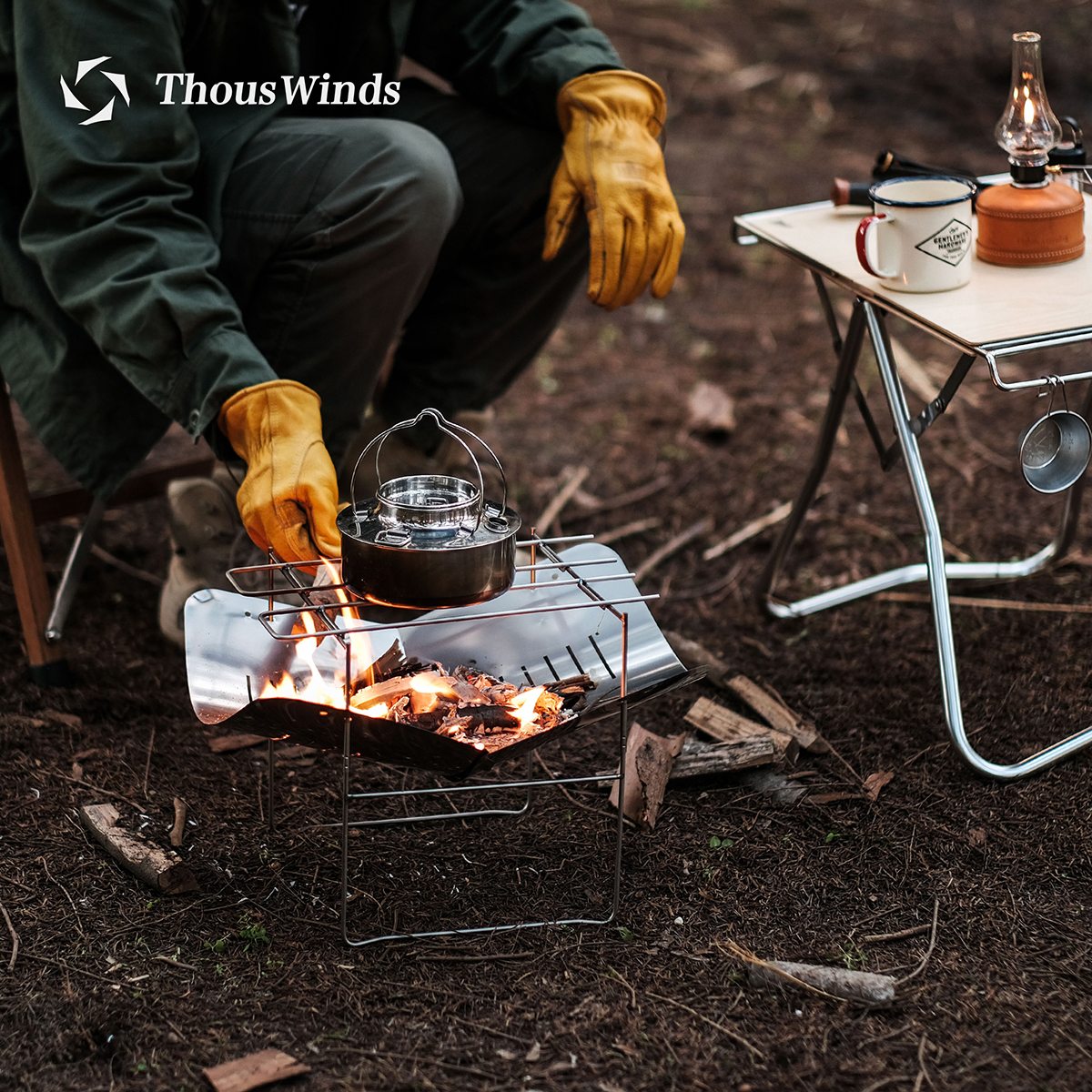 Thous Winds Portable Mini Camp - مراجعة Outdoor Camping Wood Stove وسعره