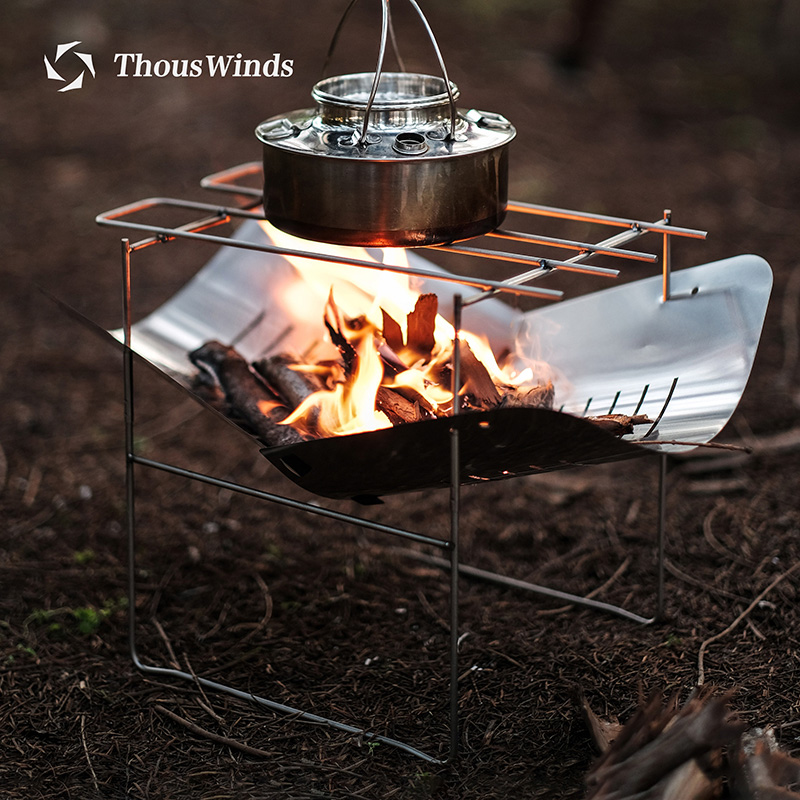 Thous Winds Portable Mini Camp - مراجعة Outdoor Camping Wood Stove وسعره