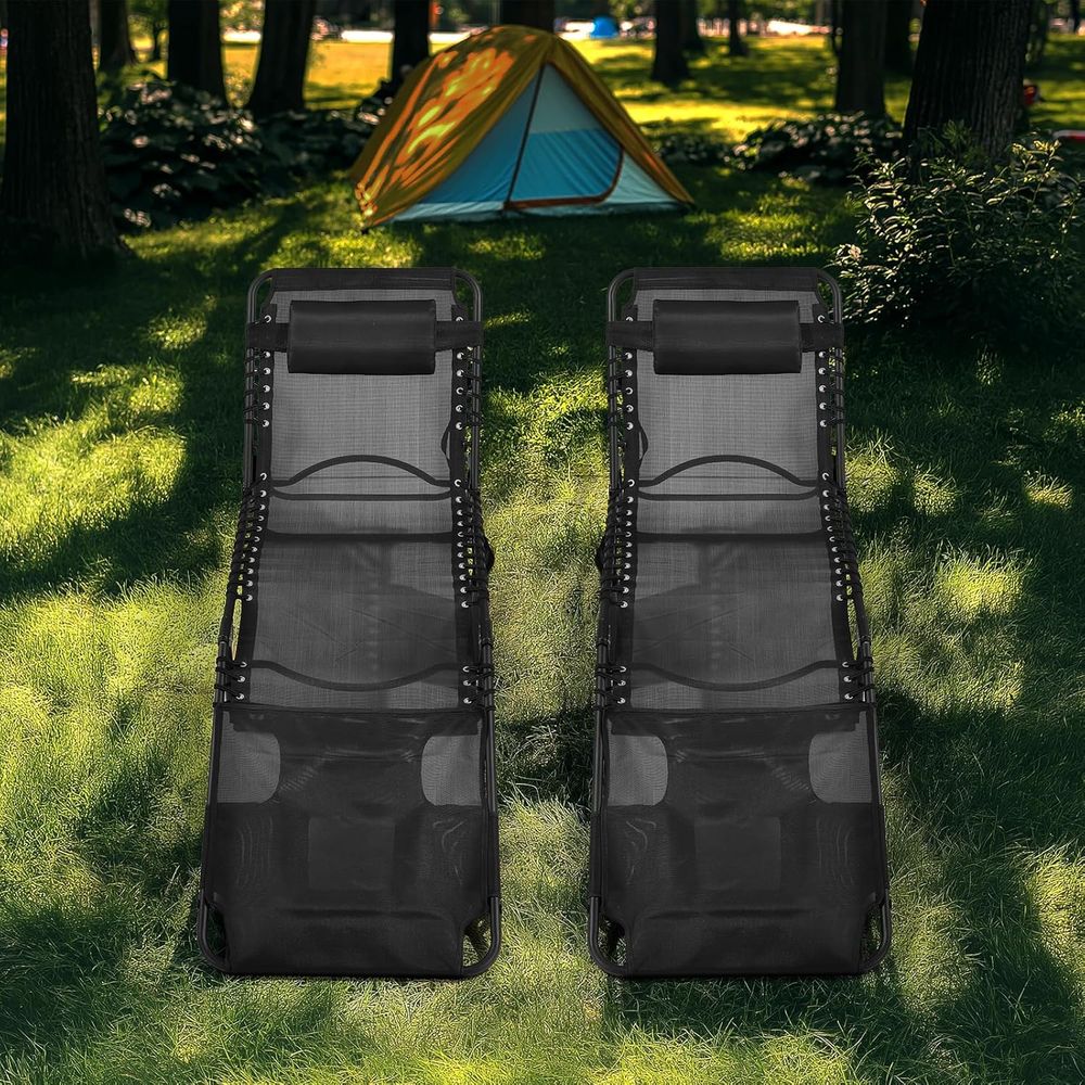 Outdoor Lounge Chair with 5-Po - مراجعة Outdoor Camping Recliner وسعره