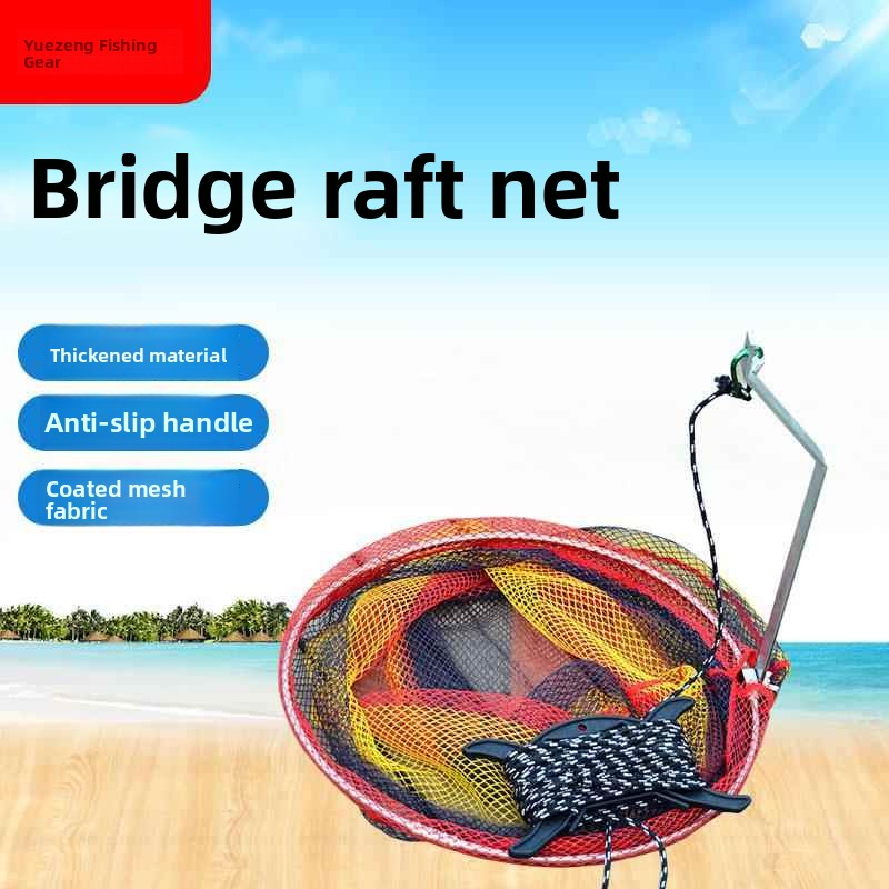 Bridge Fishing Net with Rope B - مراجعة Outdoor Camping Gear Brands وسعره