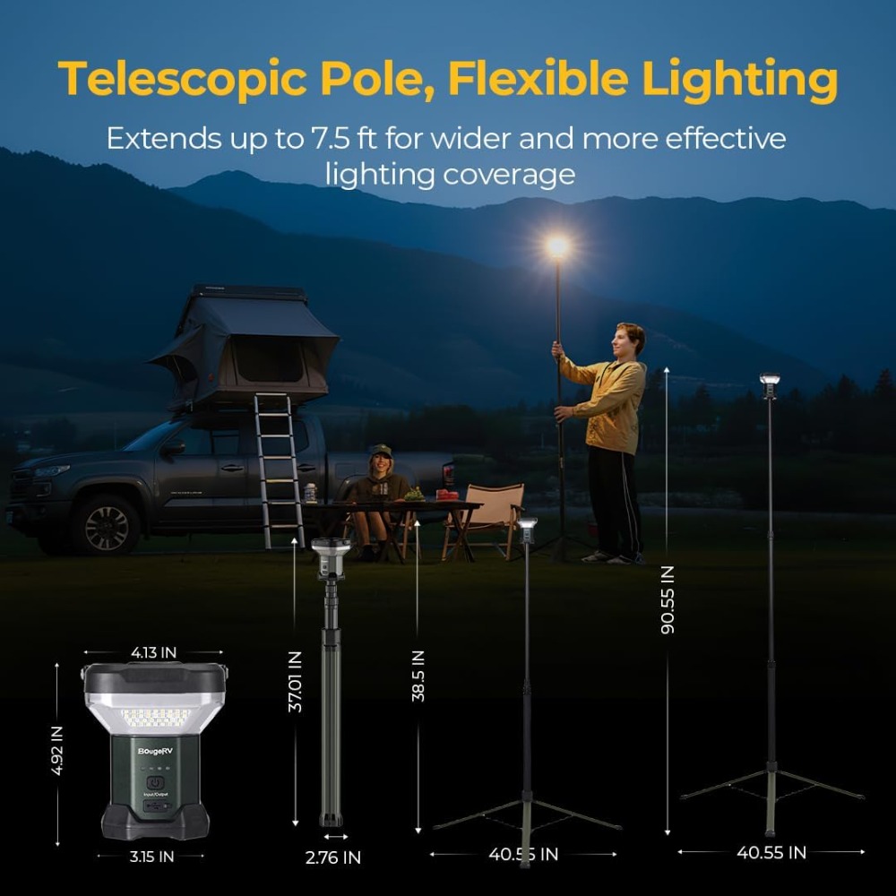 3200 Lumen Telescoping Camping - مراجعة Camping Lantern وسعره
