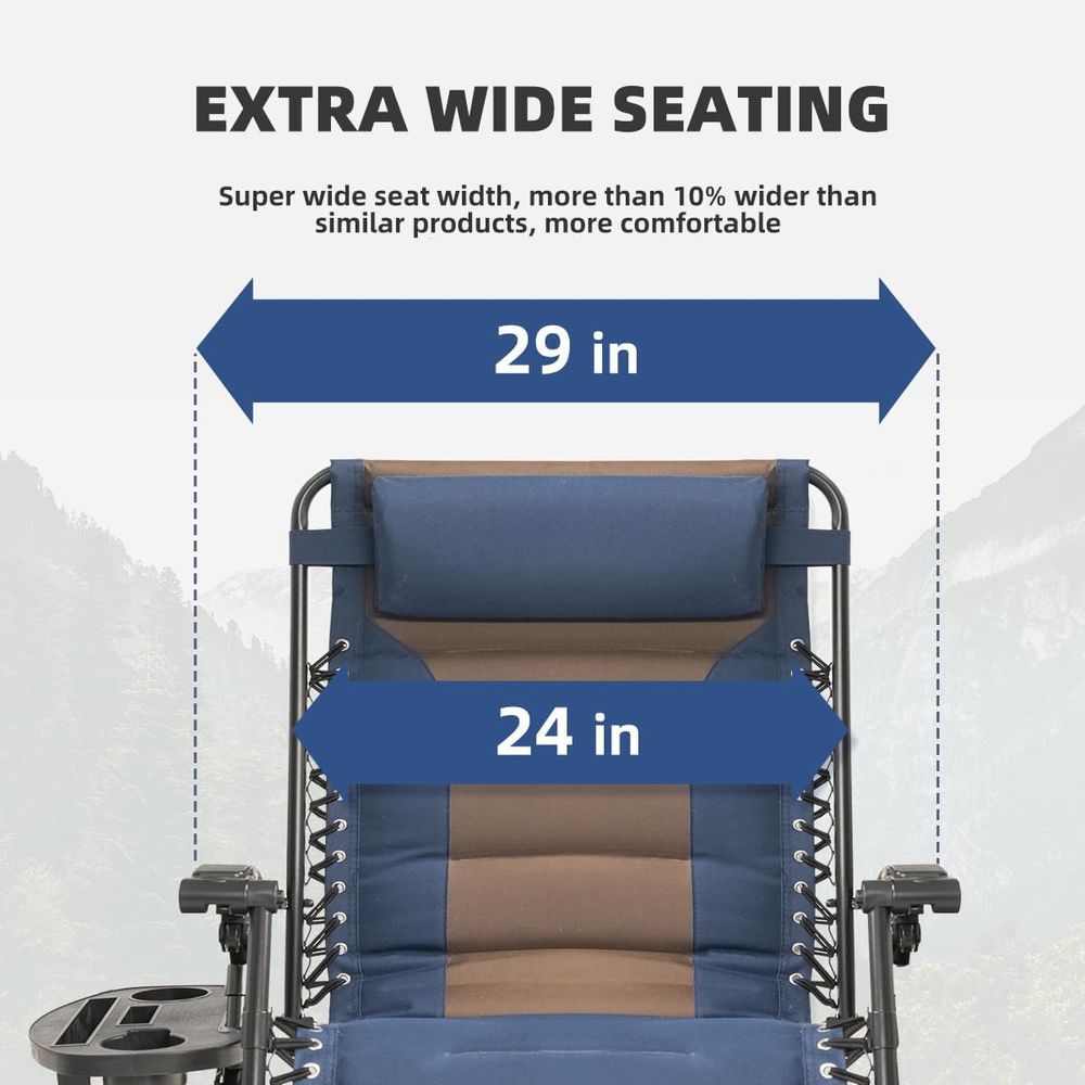 Oversized Padded Recliner Chai - مراجعة Outdoor Camping Recliner وسعره