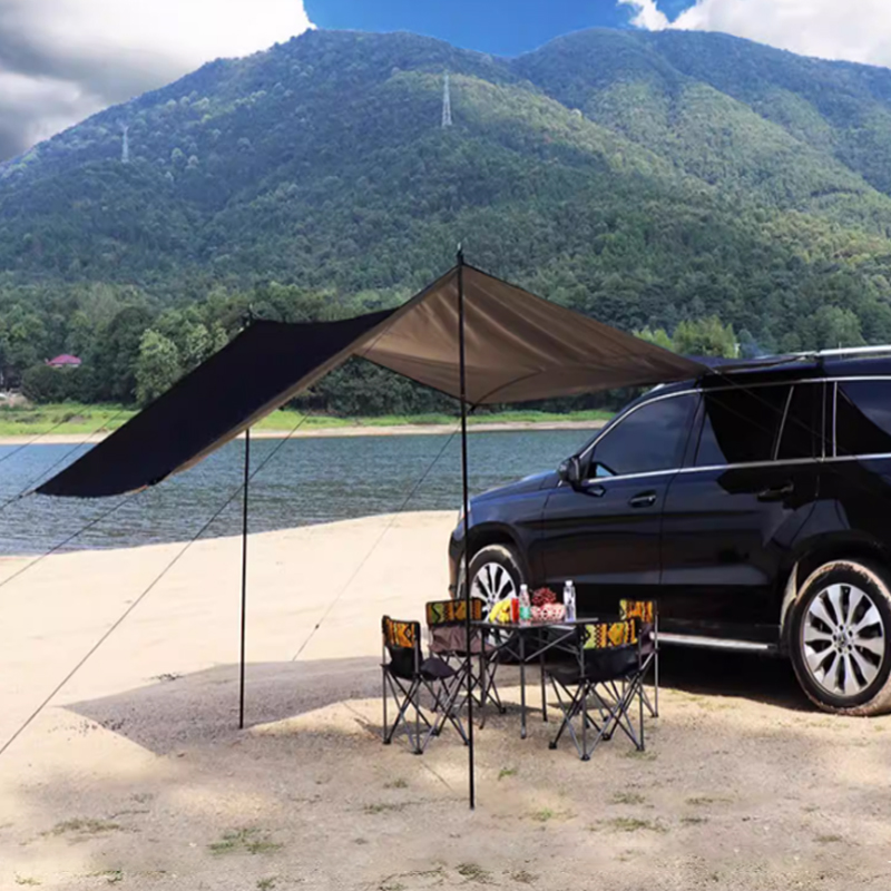 Waterproof Retractable Car Sid - مراجعة Outdoor Camping Van Tent وسعره