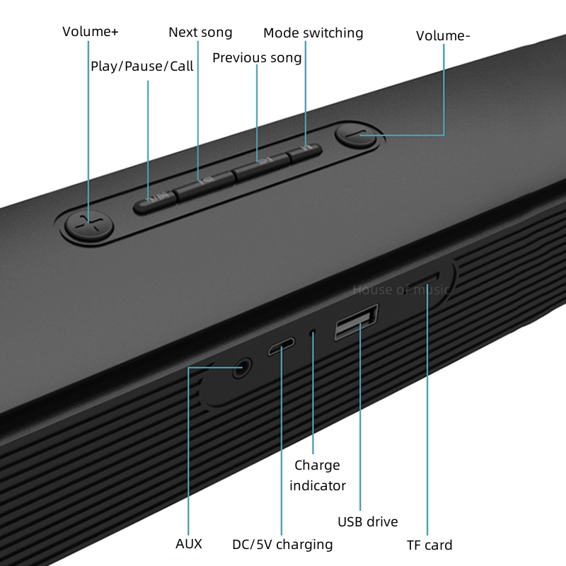 TV Soundbar Wired and Wireles  - مراجعة Outdoor Camping Tv وسعره
