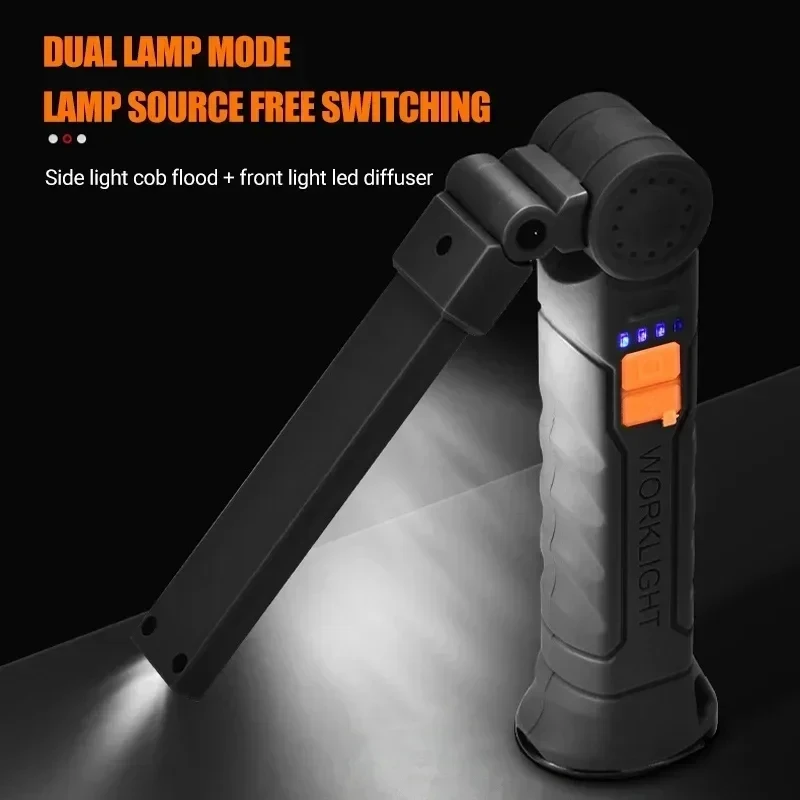 Portable COB LED Flashlight US - مراجعة Outdoor Camping Lampe وسعره