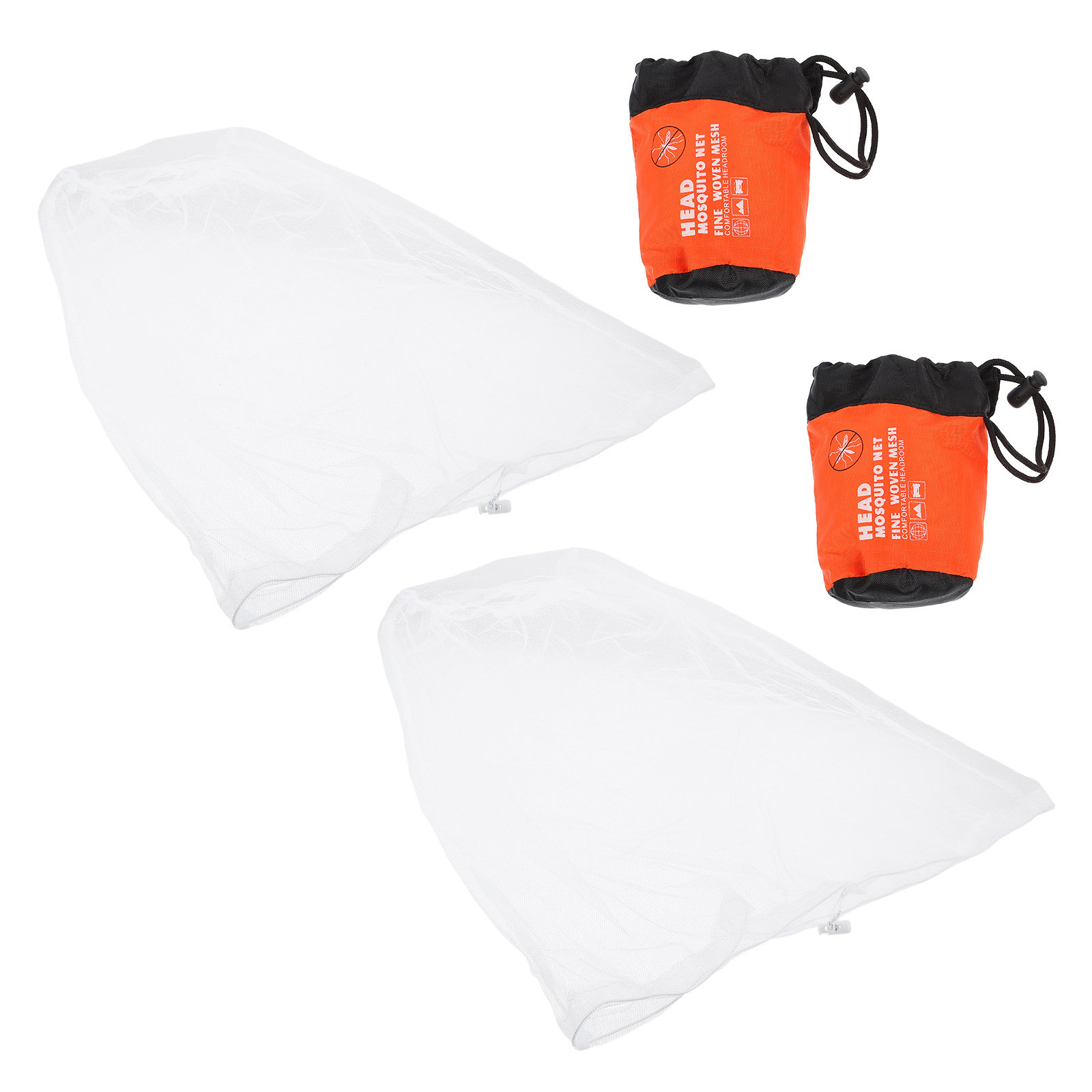 2Pcs Mosquito Mesh Head Nets O - مراجعة Outdoor Camping Mosquito Net وسعره