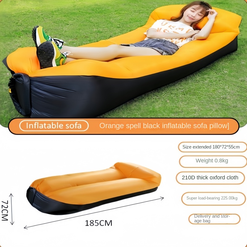 Outdoor Inflatable Sofa, Lazy  - مراجعة Outdoor Camping Folding Chair وسعره