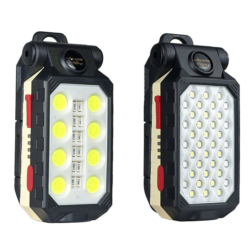 USB Rechargeable COB Work Ligh - مراجعة Outdoor Camping Lampe وسعره