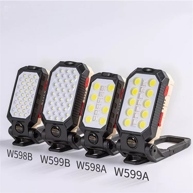 USB Rechargeable COB Work Ligh - مراجعة Outdoor Camping Lampe وسعره