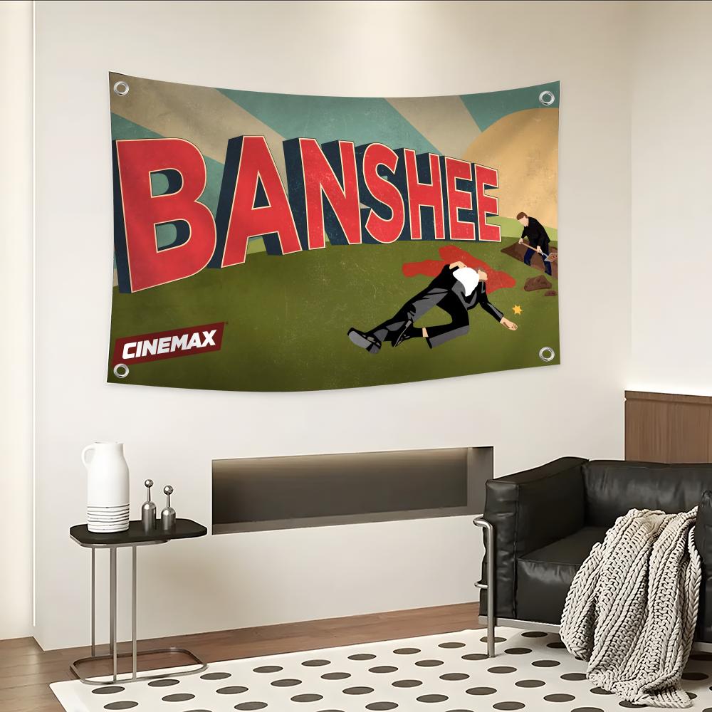 Drama TV Series Banshee Flags  - مراجعة Outdoor Camping Tv وسعره