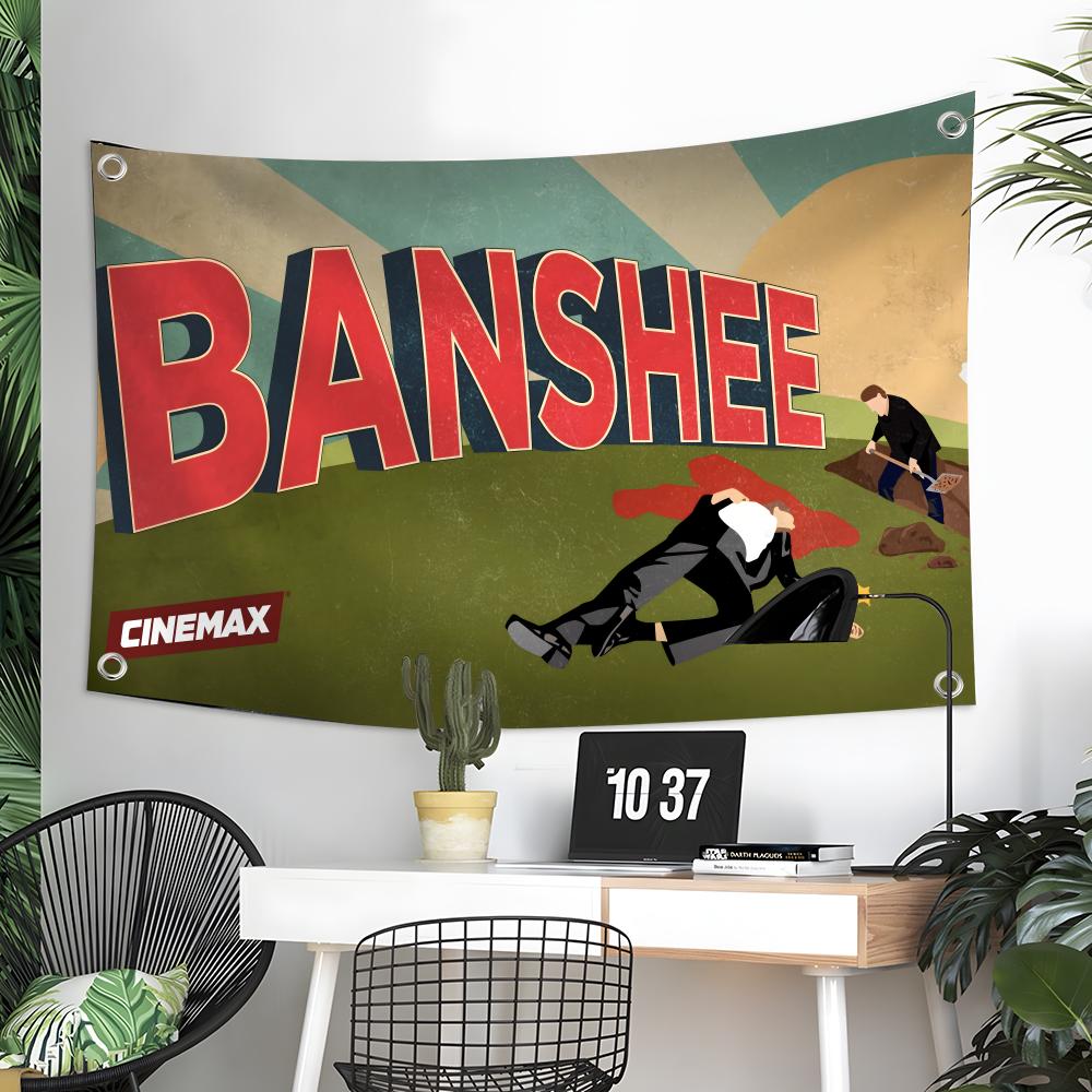 Drama TV Series Banshee Flags  - مراجعة Outdoor Camping Tv وسعره